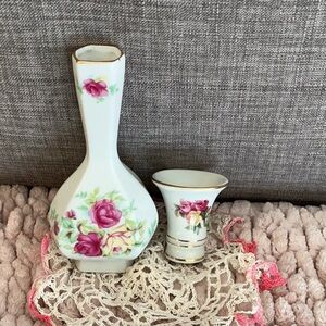 Elegant Floral Vase Duo